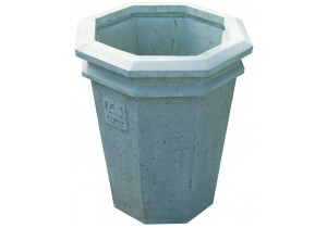 Уличный бетонный вазон Тондо Уличный бетонный вазон Тондо